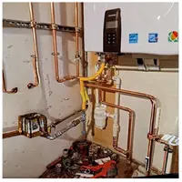 Electric water heater replacement in a Nampa, Idaho home
